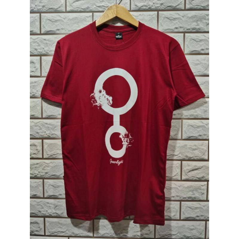 Kaos distro greenlight,kaos murah kualitas premium  standar distro pola rapi bahan adem