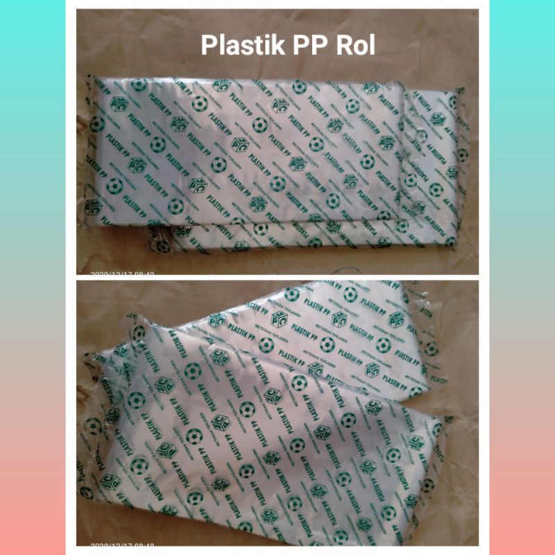 plastik roll PP cahaya bola rol ukuran 12 02,15 02, 17 03, 12 03, 18 03, 19 03 plastik bakal krupuk,
