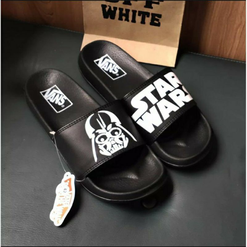 Sandal Slide/Slop Pria Wanita - Sandal Slop Vans Star Wars Grade Ori Pria Wanita - Sandal Slop Murah-4