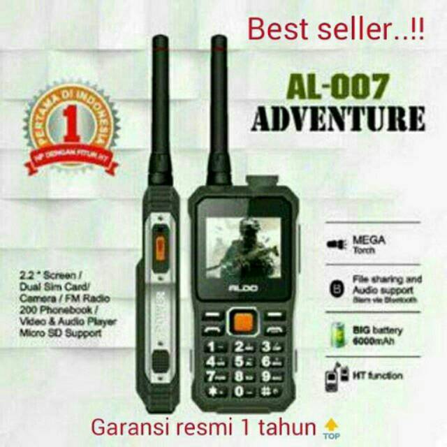 Terlaris Hp Ht Aldo 007 Handphone Handy Talky Outdoor Murah Bisa Powerbank Shopee Indonesia