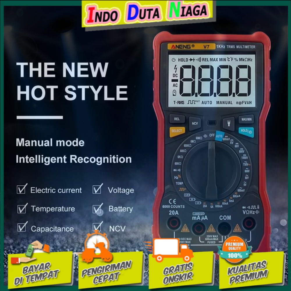 ANENG Digital Multimeter Voltage Tester - V7