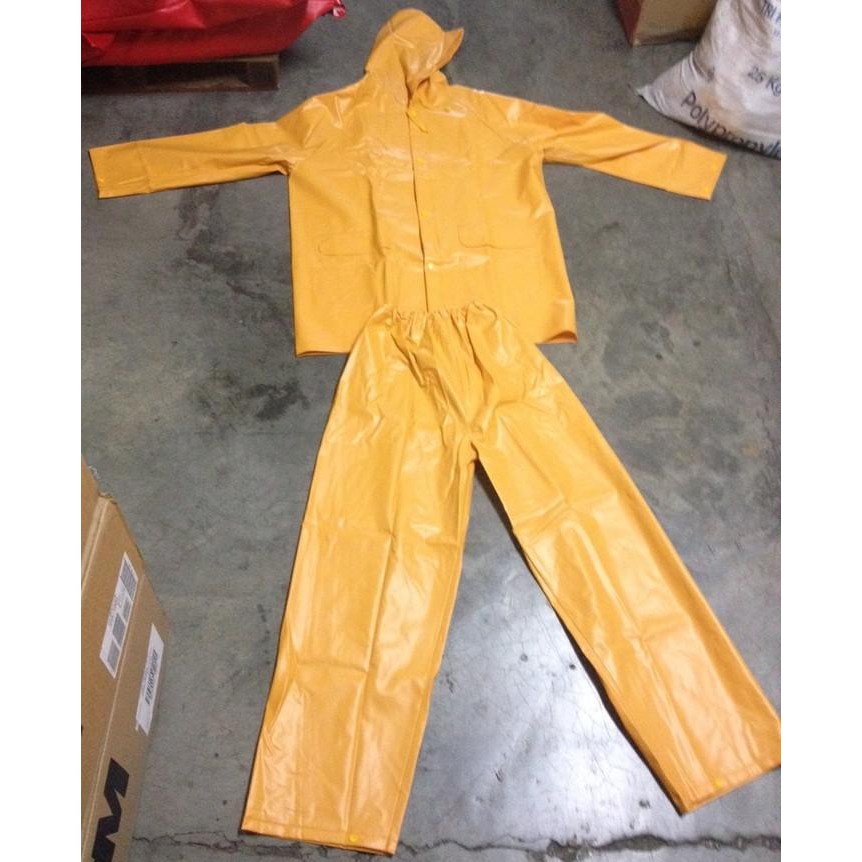 JAS HUJAN PVC TEBAL BAJU CELANA / JAS HUJAN SAFETY / JAS HUJAN PROYEK