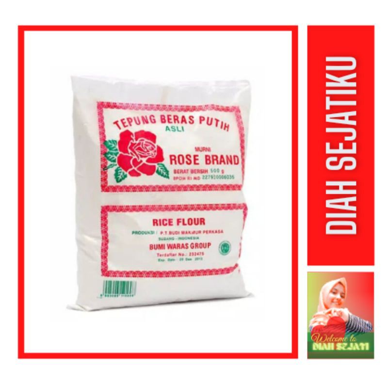 

Tepung Beras Rose Brand 500gram