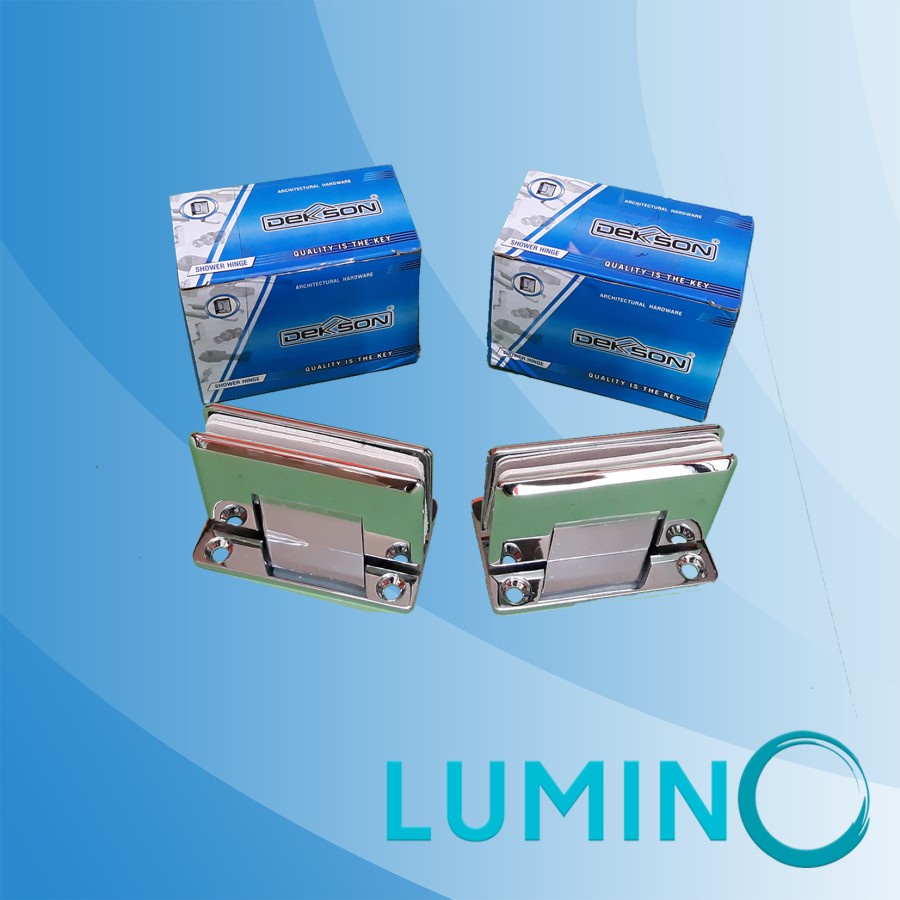 Shower Hinge Dekkson SH 7701 (GW) CP Engsel Pintu Shower Engsel Kaca