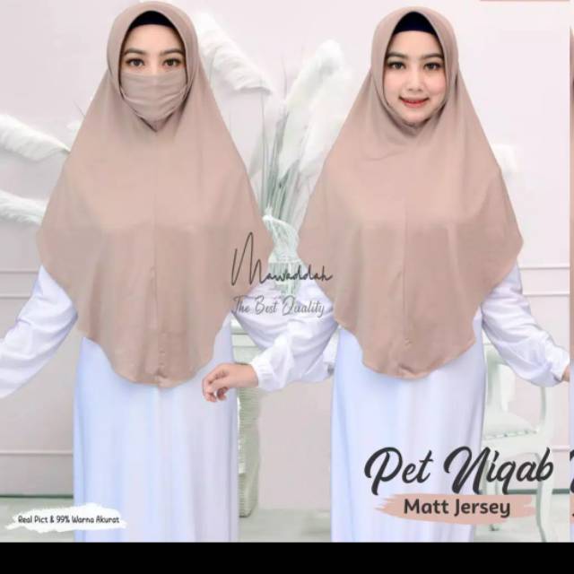 jilbab instan masker
