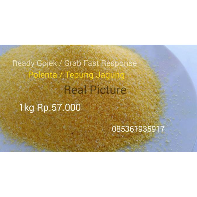 

READY Tepung Polenta 1kg / Corn Meal / POLENTA