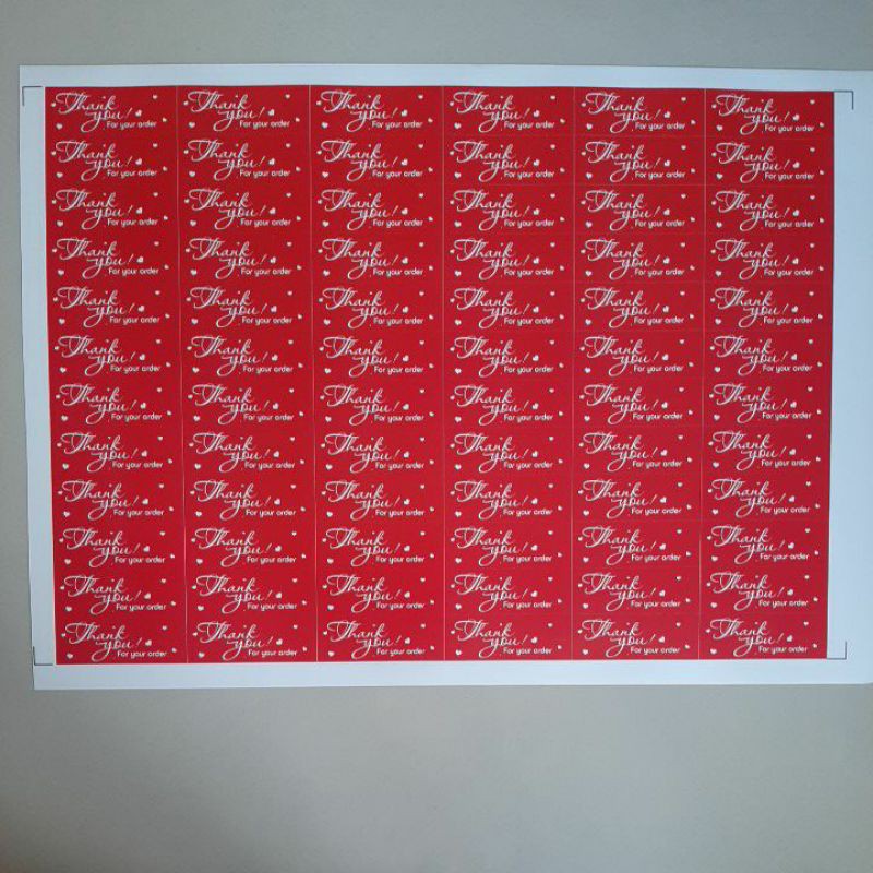 

Stiker Packaging