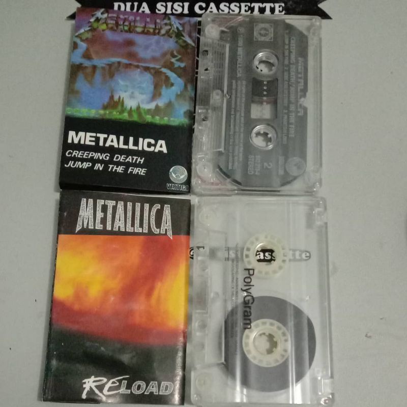 kaset pita metallica - creeping death - reload
