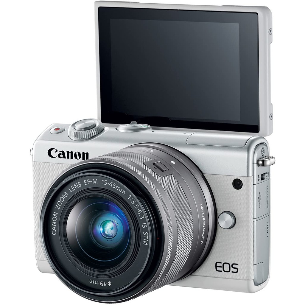 CANON EOS M100 / CANON M100 KIT 15-45MM IS STM WIFI ORIGINAL - PAKET 32GB/64GB-2