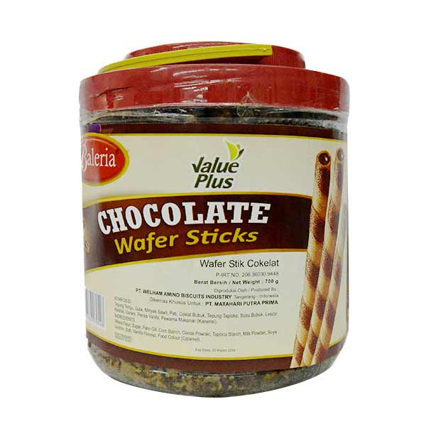 

VP CHOCO WAFER STICK 700 GR