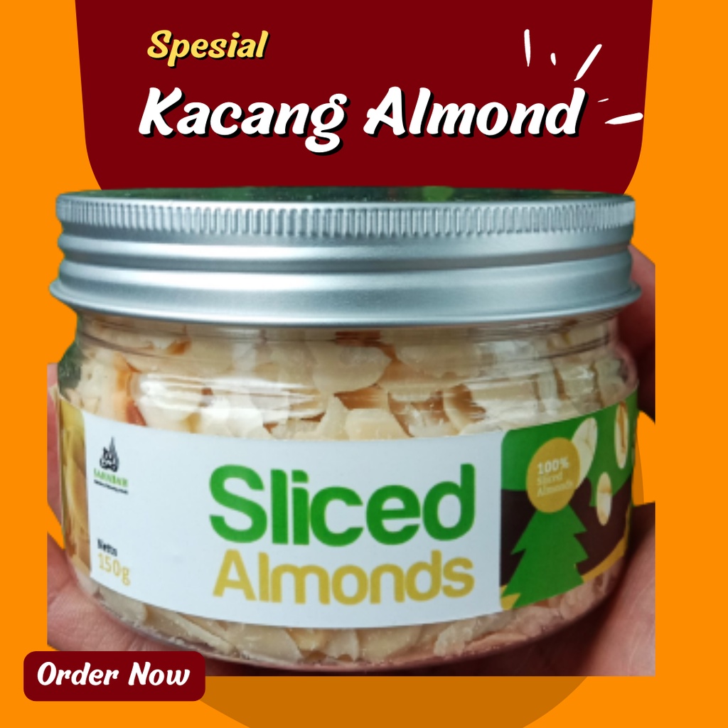 

Kacang Almond Iris Sliced 150 gr
