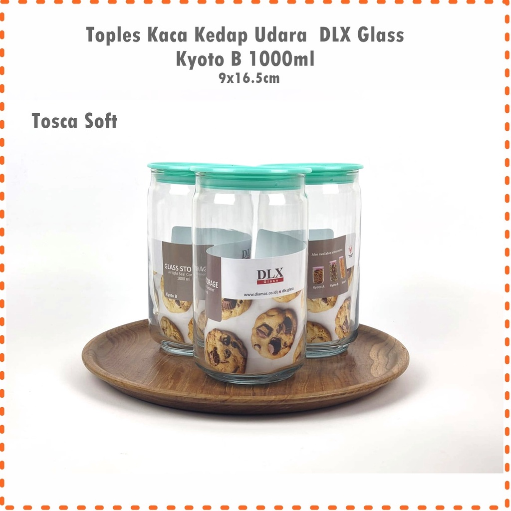 [SET 3 PCS] Toples Kaca DLX  Glass Kyoto B