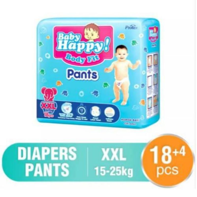 BABY HAPPY Pants M34, L30, XL26, XXL24