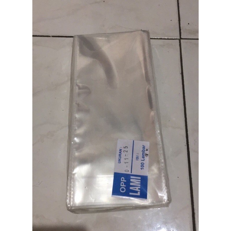 Plastik OPP Lami Gaset Duduk Ukuran 11x25 (04)