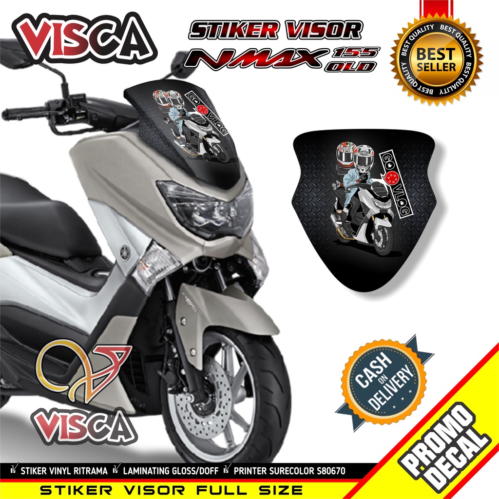 img Stiker Visor Nmax Old Stiker Motor Nmax Stiker Visor Nmax Go Vlog