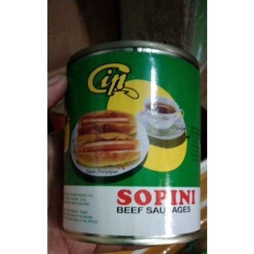 Cip SOPINI Beef Sausages berat 325 gr