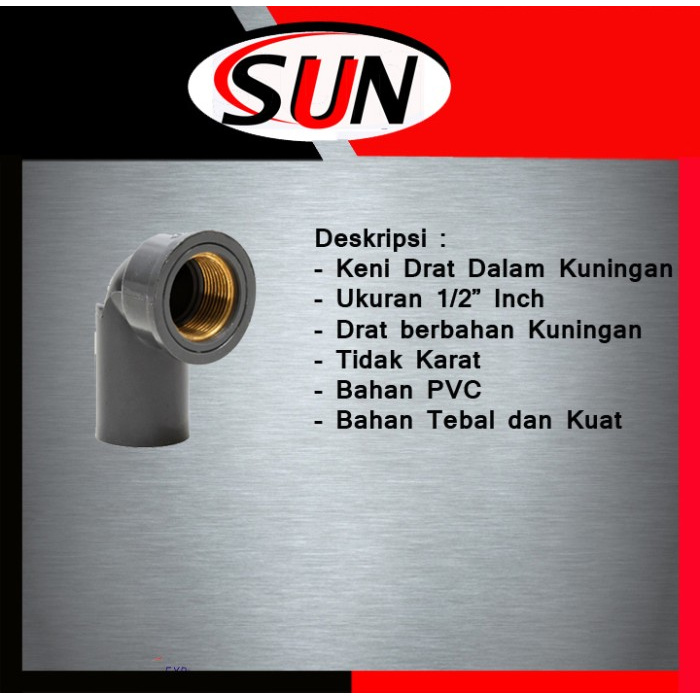 spesial Keni Drat Dalam 1/2" Inch Kuningan | Elbow Drat Dalam 1/2 Kuningan Murah