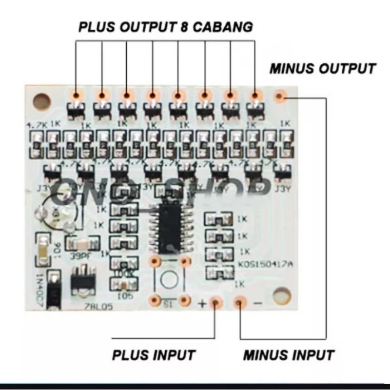 KIT MODUL LED UNTUK MOTOR MOBIL