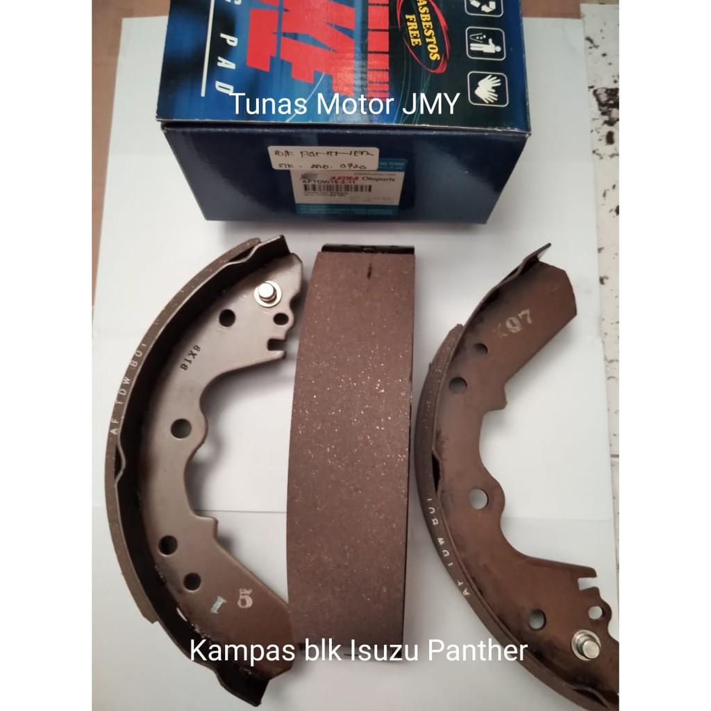 Brake shoes kampas rem belakang isuzu panther TDW