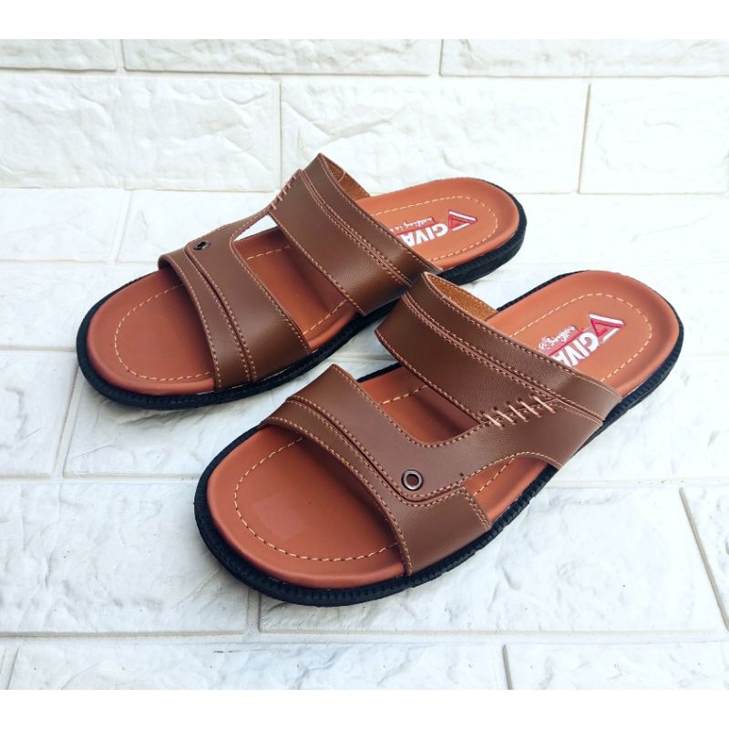 Sandal Casual Pria Selop Santai Slop Terbaru