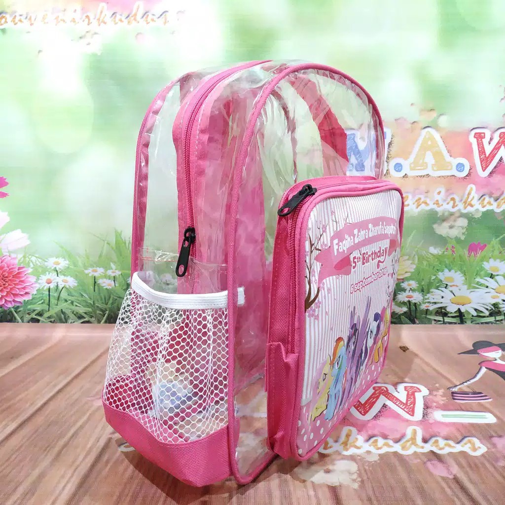 TAS SOUVENIR ULANG TAHUN / Tas Ransel mika tebal / Tas Souvenir / Tas Ulang tahun / TAS ULTAH-4