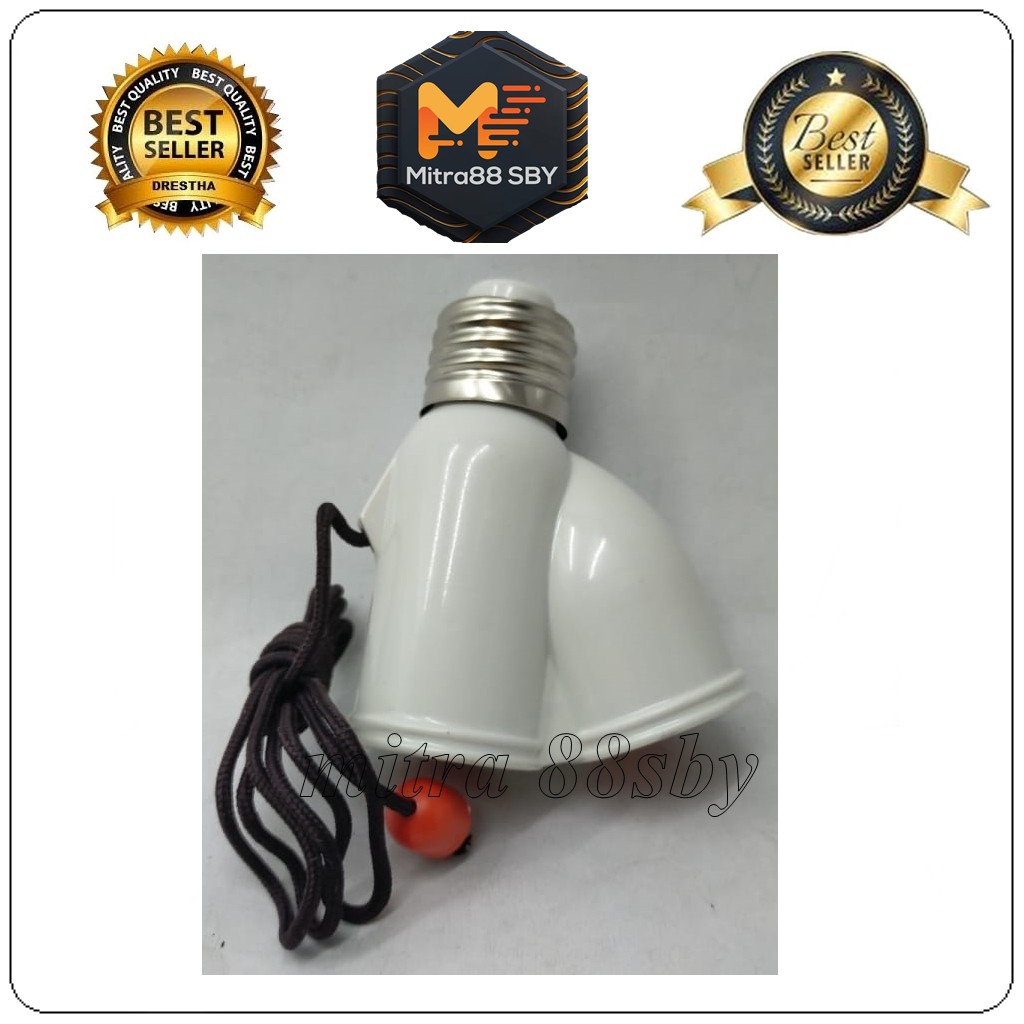 Mitra88sby fitting lampu tarik drat e27 v280  Visalux