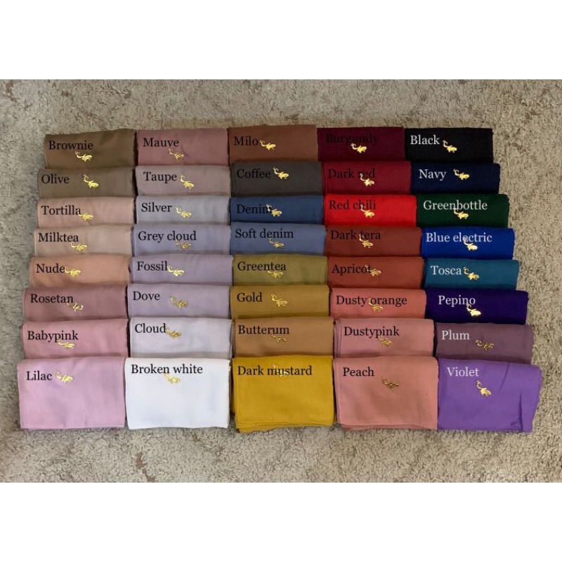 MYLADY HIJAB || Voal Plain Ultrafine Jahit Tepi PART 1