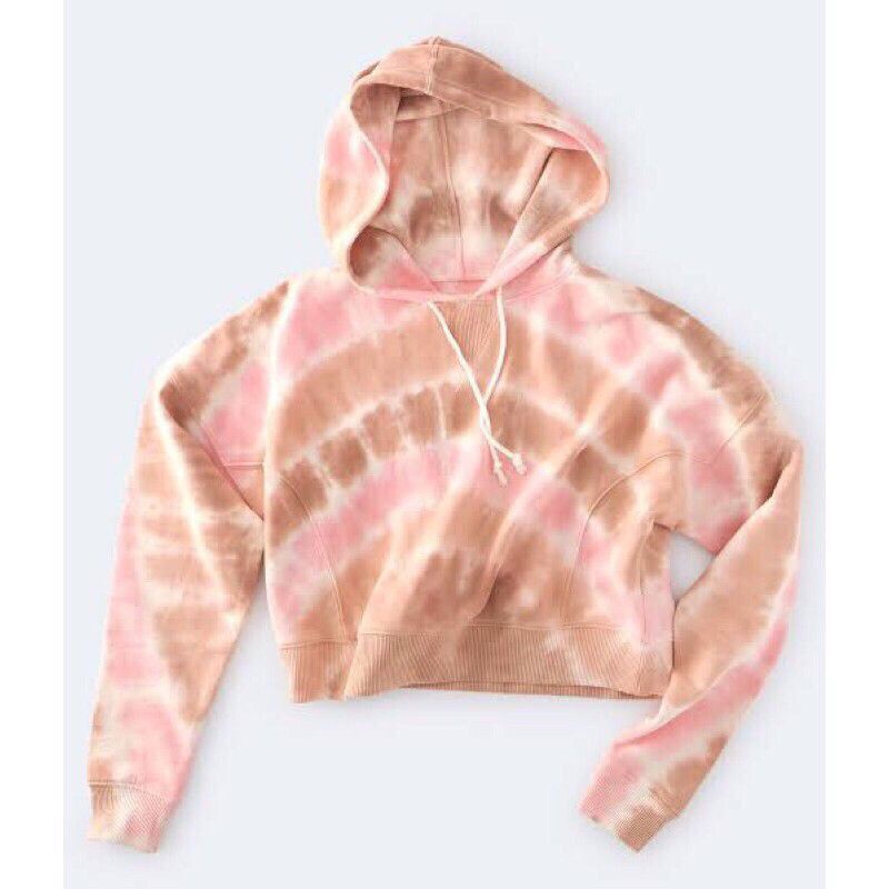 AEROPOSTALE Cropped TIE DYE HOODIE WANITA