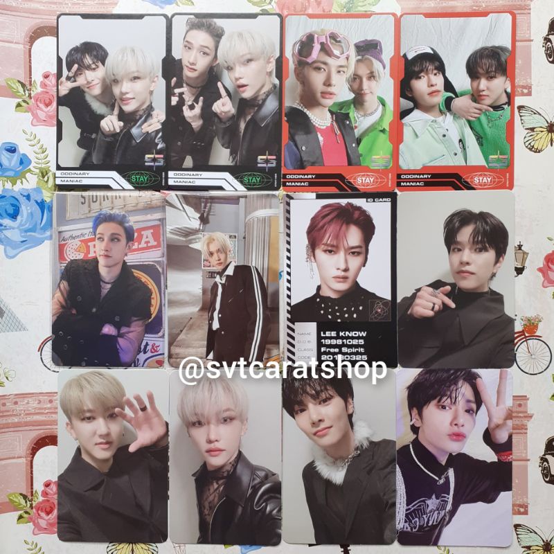 STRAY KIDS ODDINARY PHOTOCARD OFFICIAL id card member pc unit pob benefit aladin hottracks bangchan 