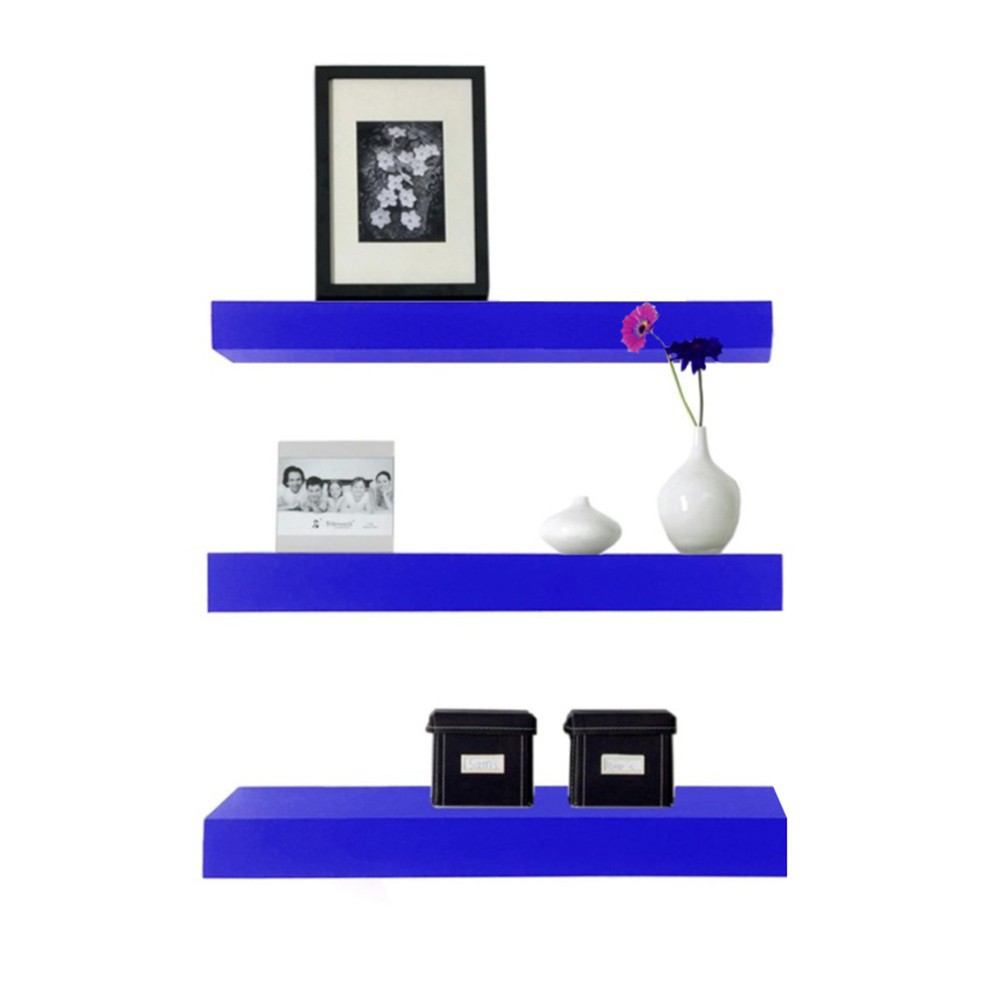 Promo 3 Buah Ambalan / Rak Dinding Minimalis / Floating Shelves 30 x 12 cm