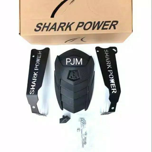 Mud Guard Shark Power Universal R15,Xabre,Vixion,R25,Mxking,Cbr150r,Cb150r,Ninja250 &amp; Motor Lain nya