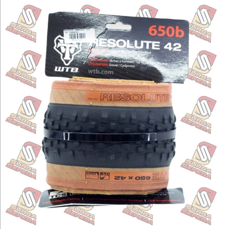 BAN LUAR WTB RESOLUTE 650B X 42C ROAD TCS TANWALL 27.5