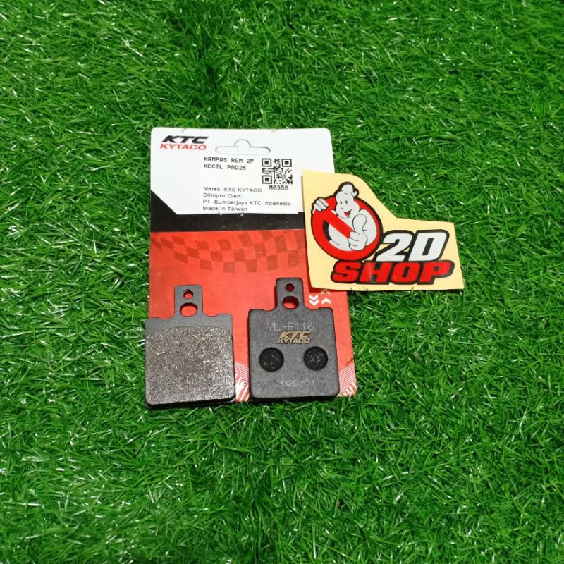 kampas rem kaliper 2 piston kecil slim ktc kytaco