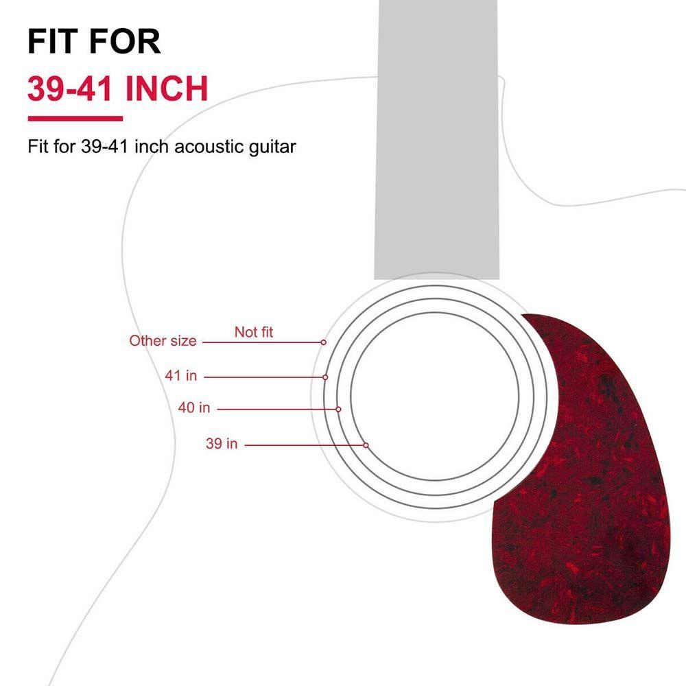 Wonder Guitar Pickguard Kualitas Atas Self-adhesive Sticker Pick Guard