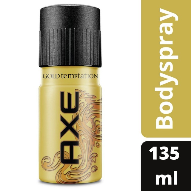 Jual Axe Deodorant Body Spray Gold Temptation 135 ml Shopee Indonesia
