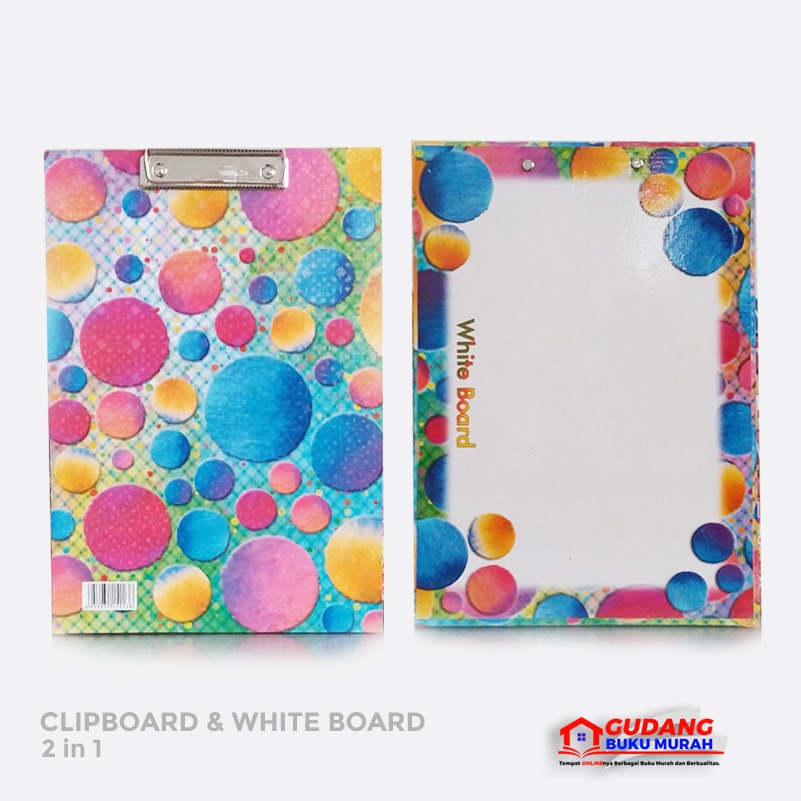 

Clipboard and whtite board 2 in 1