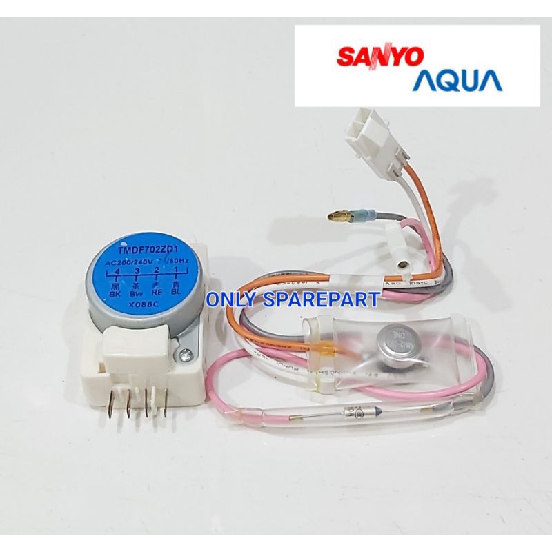 Timer defros Bimetal kulkas fuse sanyo AQua 2 pintu