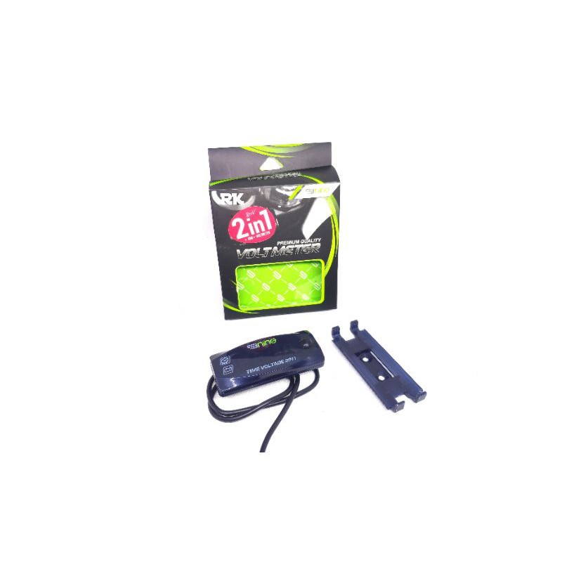 VOLTMETER JAM DIGITAL WATERPROOF LUMINOS 12V DC MOTOR MOBIL