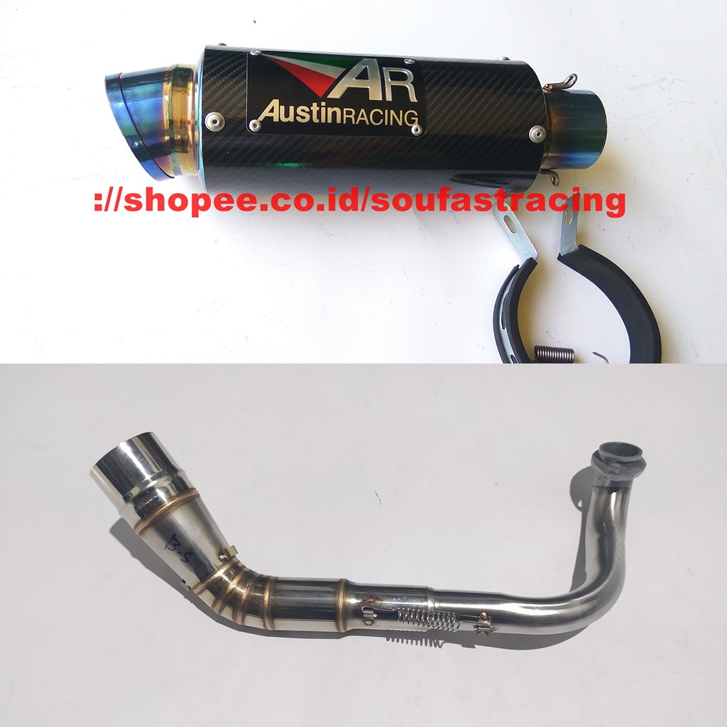 knalpot nmax aerox vario pcx pcx160 beat scoopy xmax lexi mio adv xeon genio Austin racing-scoopy