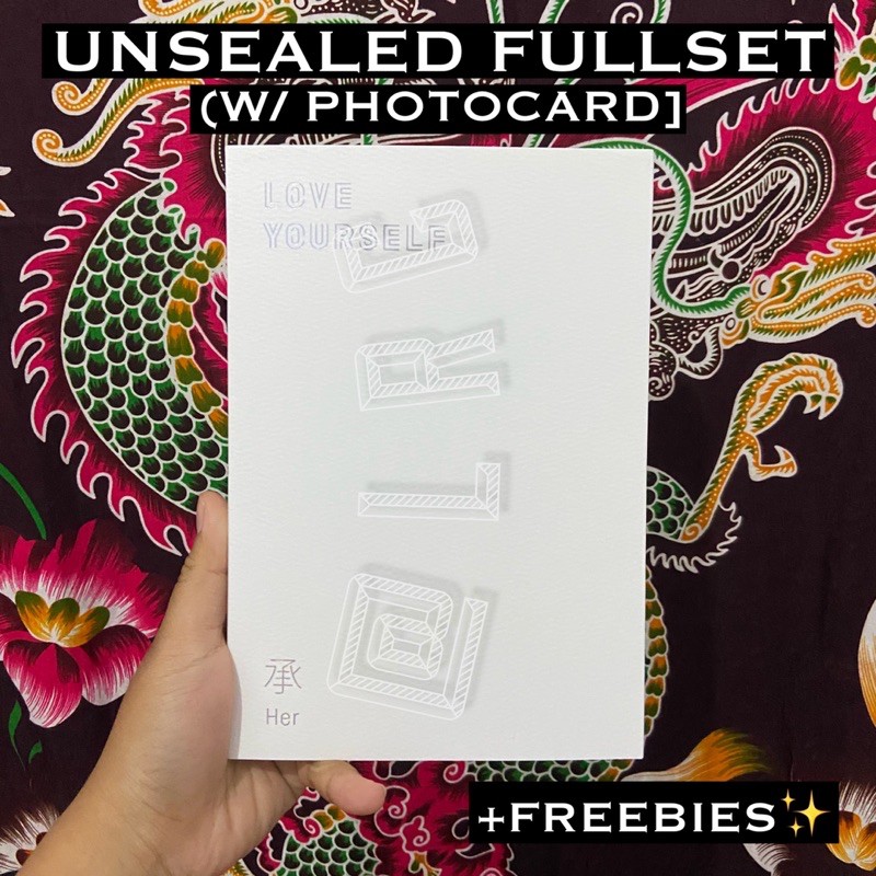 [BOOKED] [UNSEALED&FULLSET] Album BTS LOVE YOURSELF : HER E Version