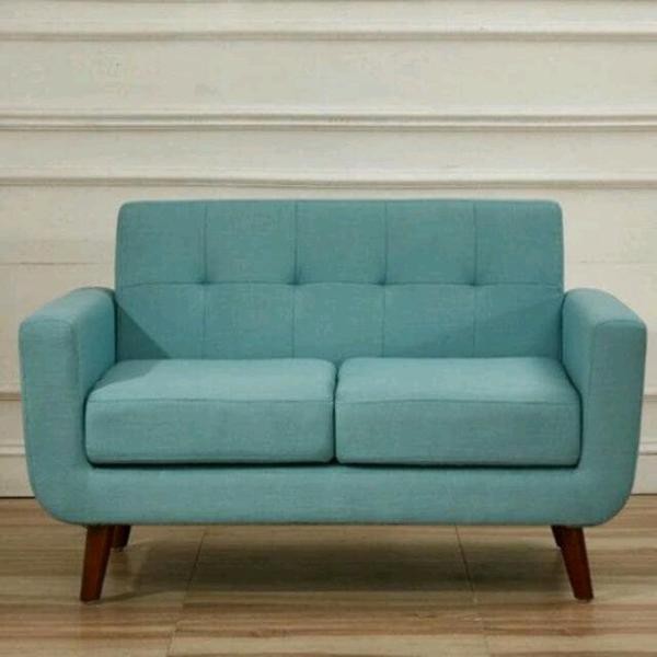 kursi sofa retro 2 seater - kursi sofa vintage minimalis