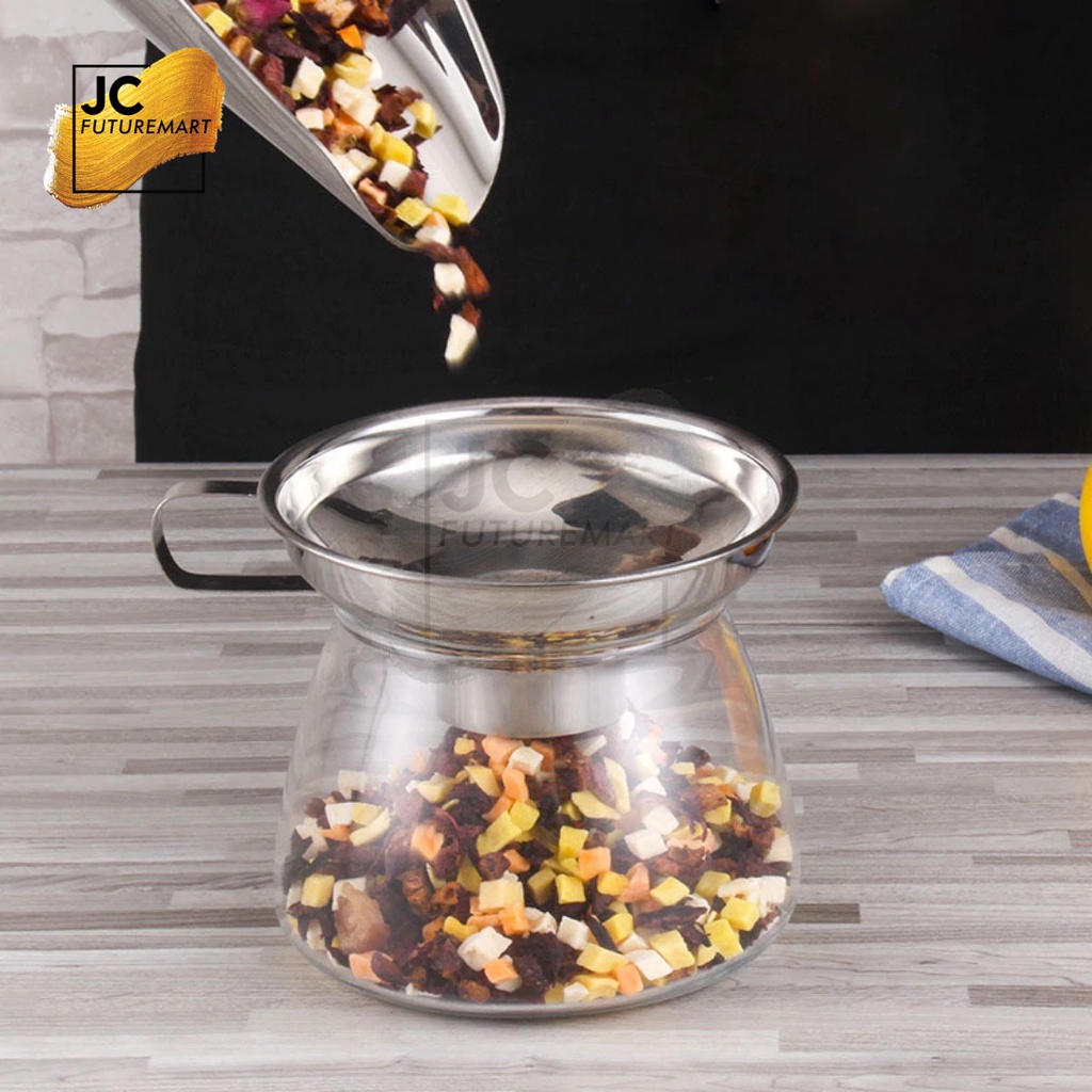 CORONG STAINLESS D13cm | FUNNEL SELAI - BIJI KOPI - SNACK - KACANG