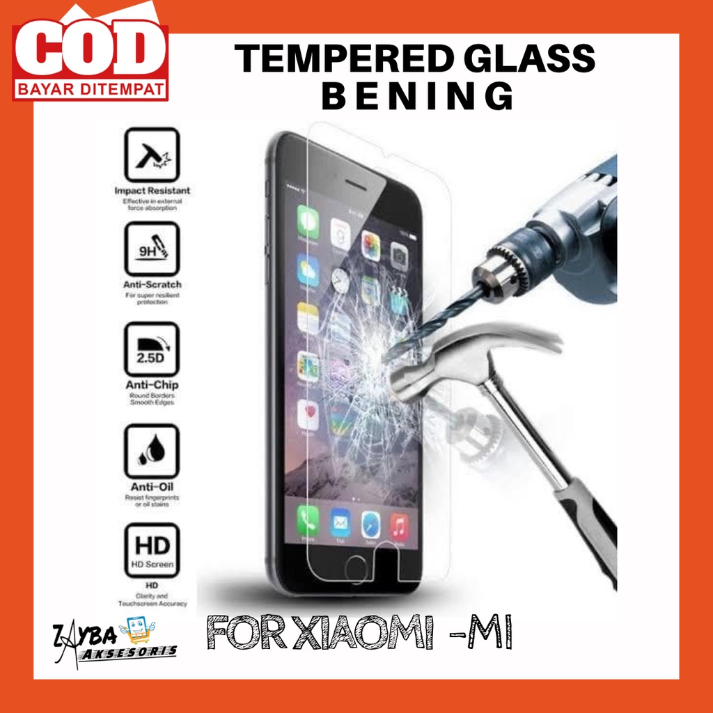Tampered Glass Xiaomi MiA1 MiA2 MiA2 Lite Mi9 Mi10 Lite