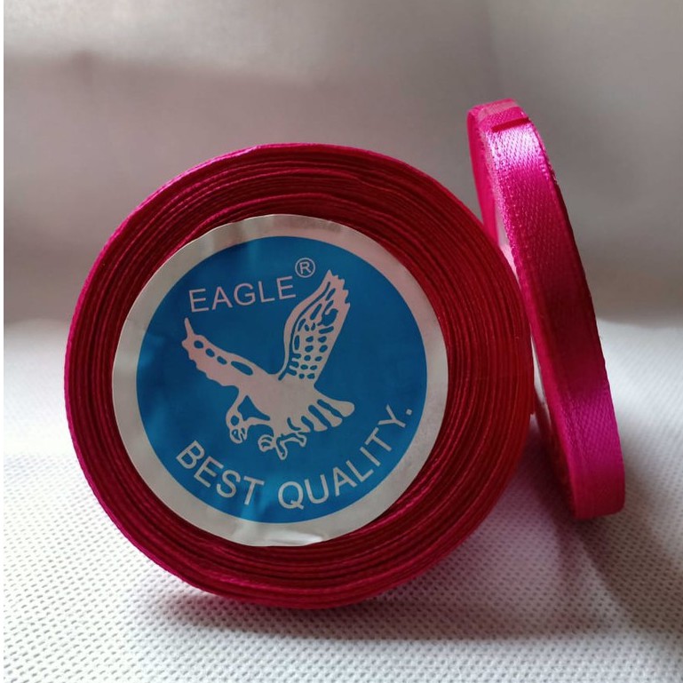 

pita satin pink fanta ukuran 1/4 inch 6.35mm