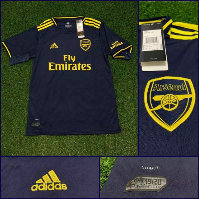 JERSEY BOLA ARSENAL 3RD 2019/2020 GRADE ORI