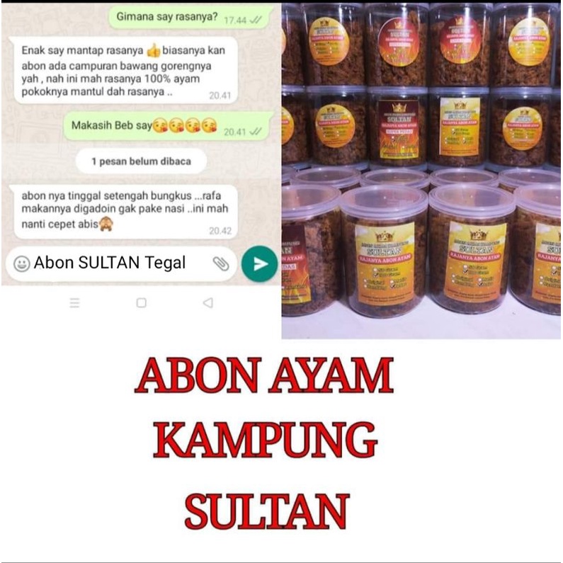 

Abon ayam kampung murah