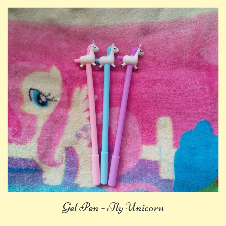 

[Deenary] Pulpen Gel - Gel Pen - Fly Unicorn