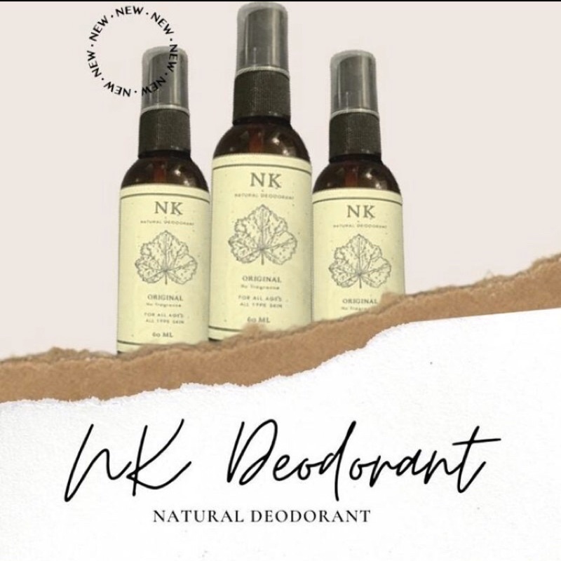 (BEST SELLER) NAKHA NK DEODORANT NATURAL OBAT KETIAK SPRAY TAWAS