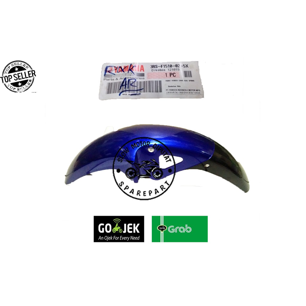 SPAKBOR DEPAN RX-KING BIRU ORI YAMAHA 3RS-F1510-02-5X