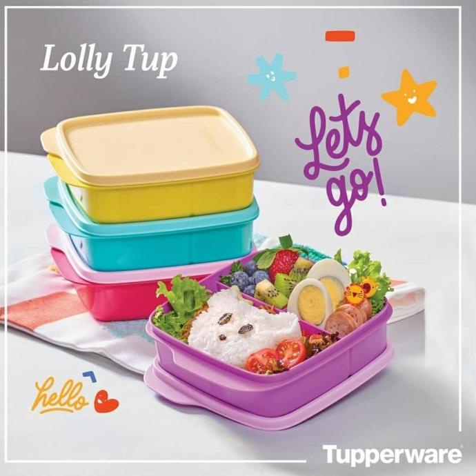 [ PRODUK ASLI 100% ] tempat bekal tupperware - lolly tup Tupperware [A07] PALING MURAH